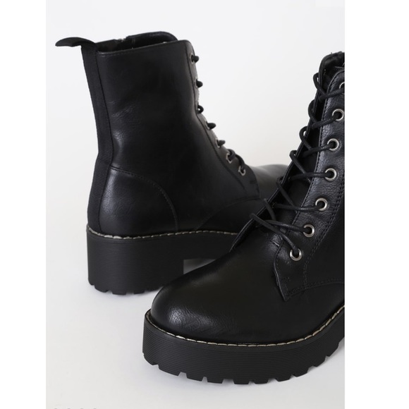 Dirty Laundry | Moore Platform Combat Boot - Picture 2 of 16